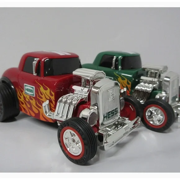 3-IN- 1 HESS FLATBED TRUCK WITH HOT RODS - Picture 6 of 7